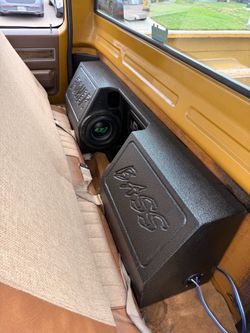 Elite audio subwoofer box - Box only for 8 inch subs