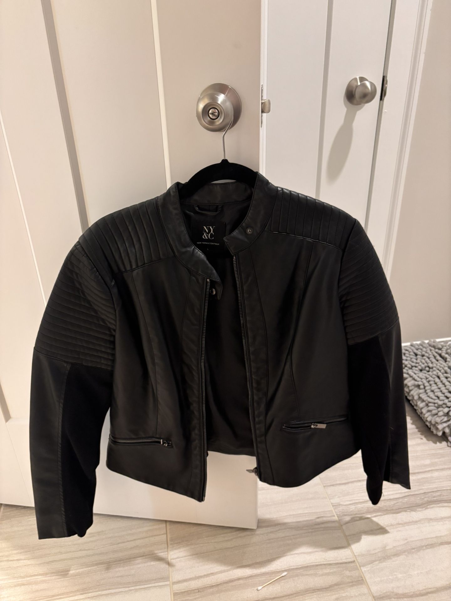 Black Leather NY&C Jacket, NO OFFERS