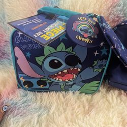 Stitch Lunch 3 Set Including An Allergies Tag.