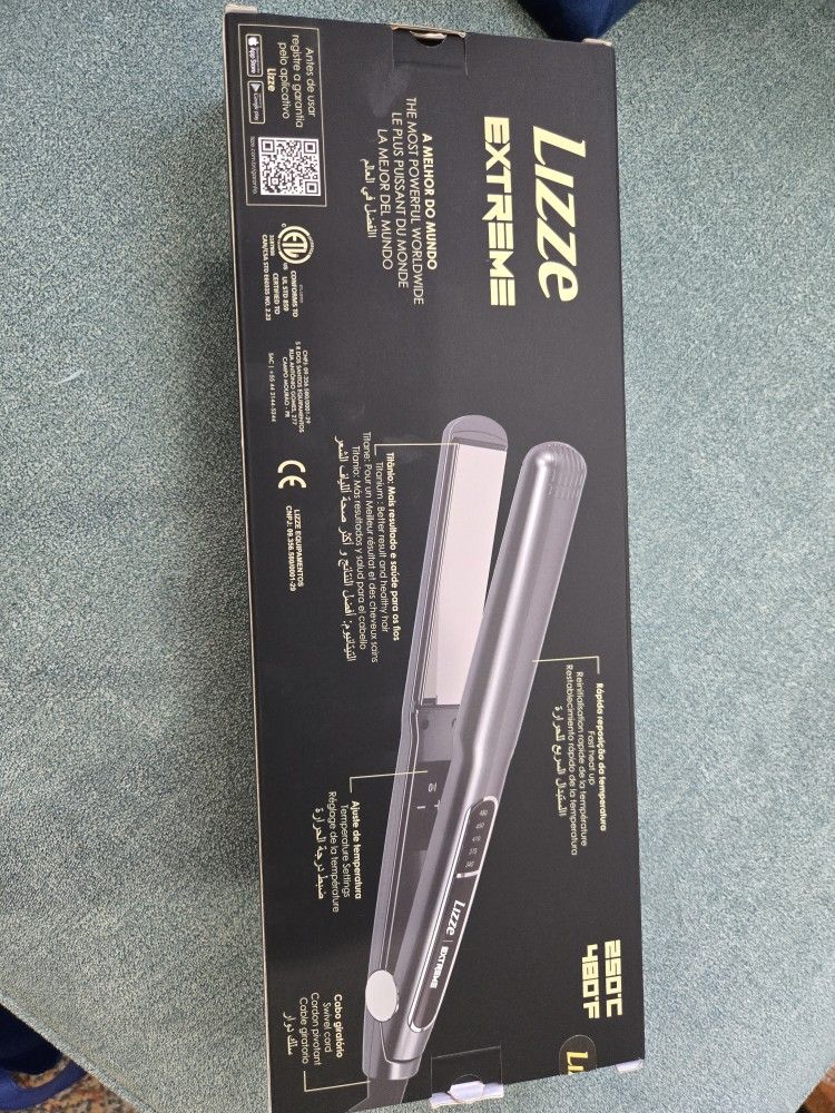 LIZZE EXTREME PROFESSIONAL STRAIGHTENENR 480ºF 127V, 1.25" Iron