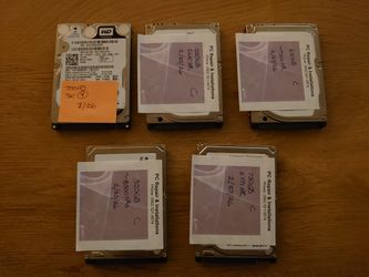 250GB 320GB 750GB 2.5" WD Toshiba Seagate Laptop PS4 Computer Hard Drives HDD 