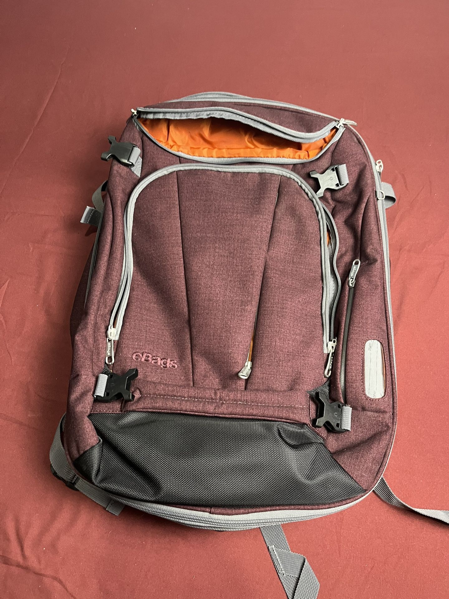 eBags Mother Lode Full Size Convertible Backpack Travel Luggage Expandable