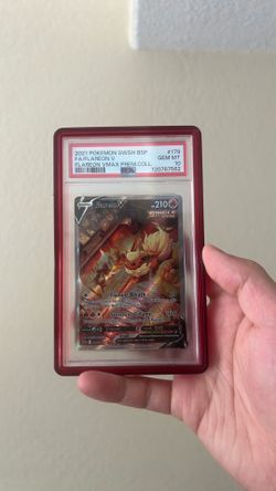 PSA 10 GEM MINT Pokemon Flareon V Premium Collection Full Art SWSH179