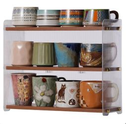 ✨New✨ Coffee Mug Holder Wooden Cup Station Organizer