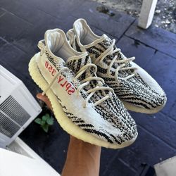 Mens Yeezy 350 V2 Zebra Size 7.5 Kanye West Adidas 