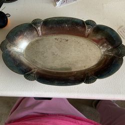 Roger’s Oval Silver Tray 