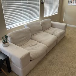 Big White Couch Sectional 