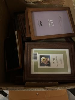 Box of wood frames
