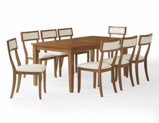 Alessia 9-Piece  Dining Table For 8 - Brown