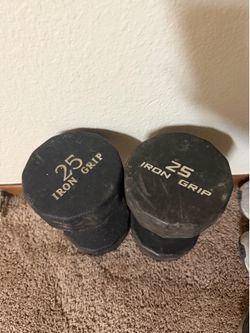 25 lbs dumbbells