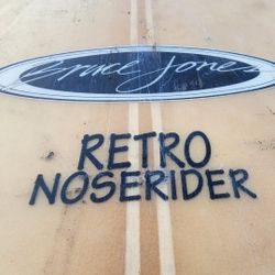 10ft 6in Bruce Jones Surfboard Retro Nose Rider