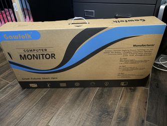 Computer Monitor 34 inch, Ultrawide PC Screen Ultra-Thin for Home Office or Gaming