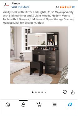 Black vanity