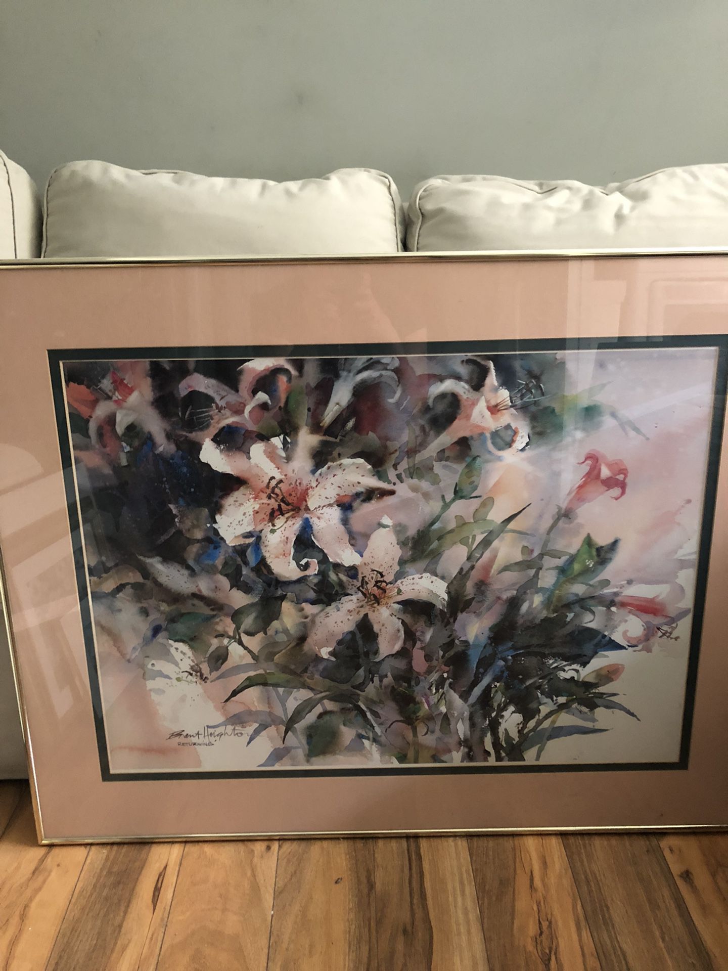 Brent Heighton Floral Artwork 
