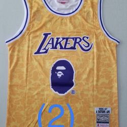 Nba Jersey Bape Lakers Size Large 