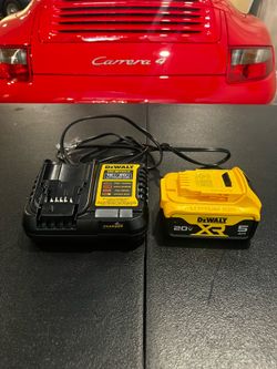 DeWalt 20v MAX XR 5.0 Battery & Charger