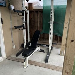 Weight Rack, Excersise Bench…