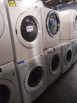 FRIGIDAIRE front load washer and dryer set like new