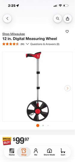 Milwaukee digital measuring wheel