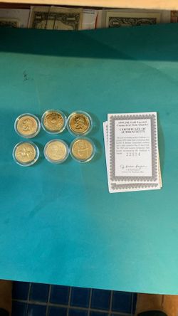 1999 24 K Gold Layered connecticut State Quarter 