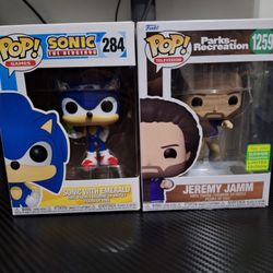 Sonic & Parks And Rec Funko Pop