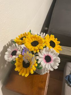 Corazón de flores eternas❤️🌻🌻