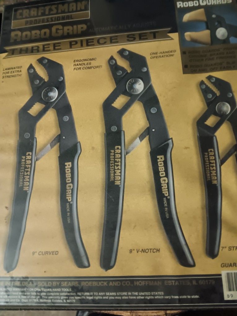 Craftsman 3pc Robo Grip Set