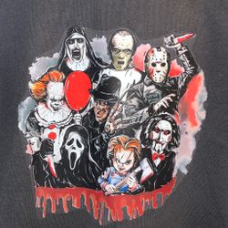 Horror t shirt custom made