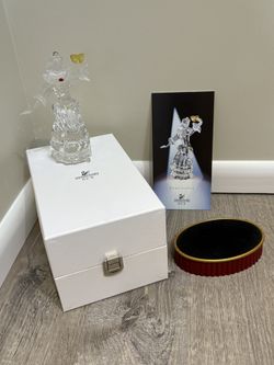 Swarovski 2000 Columbine Annual Limited Edition With Bonus Stand- New In Box