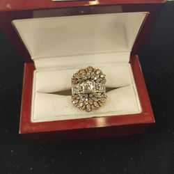 14k Diamond Ring,Sz 7.5