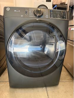 GE ultra fresh vent system washer and dryer set