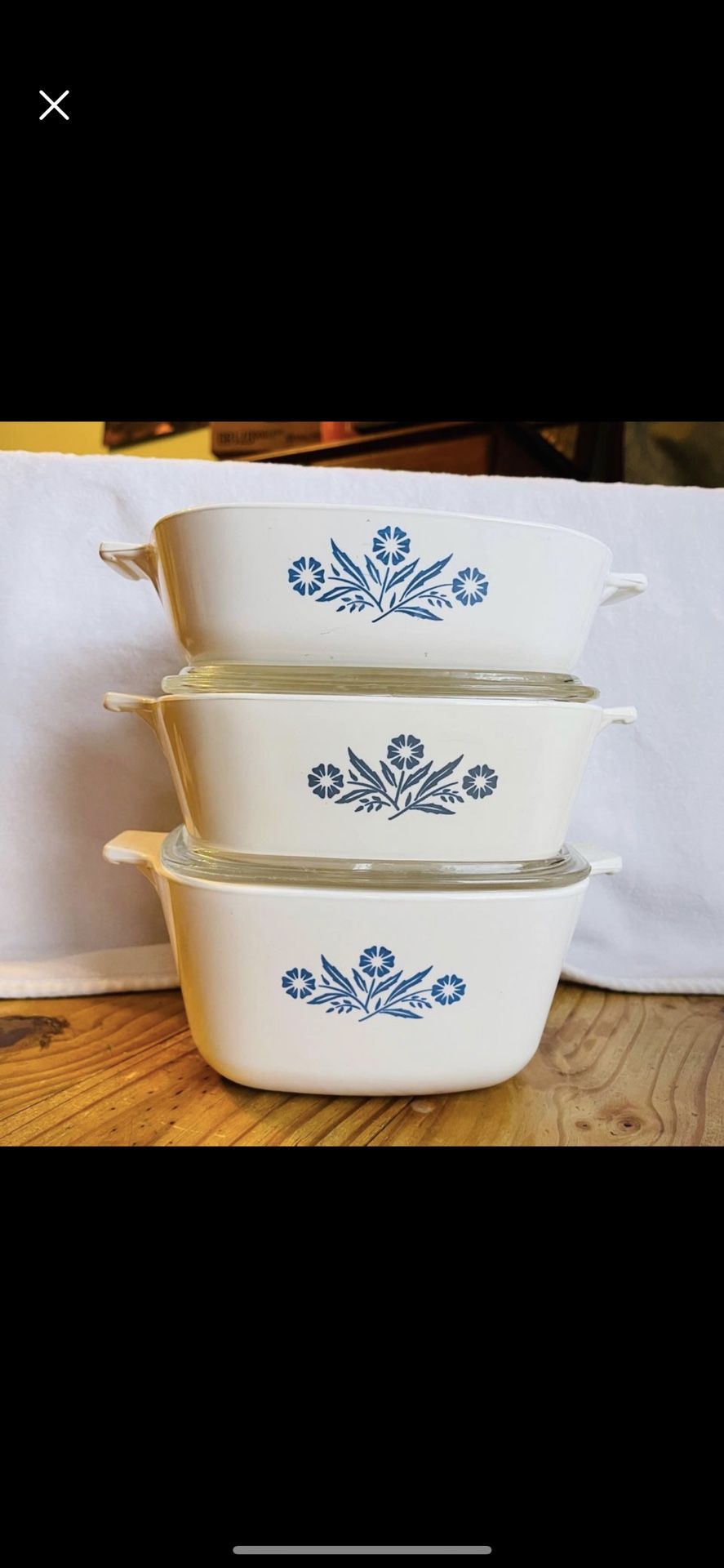 Corning Ware Blue Cornflower