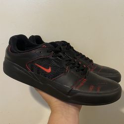 Nike SB Ishod Wair Black Red Skateboard Shoe Men Size : 12