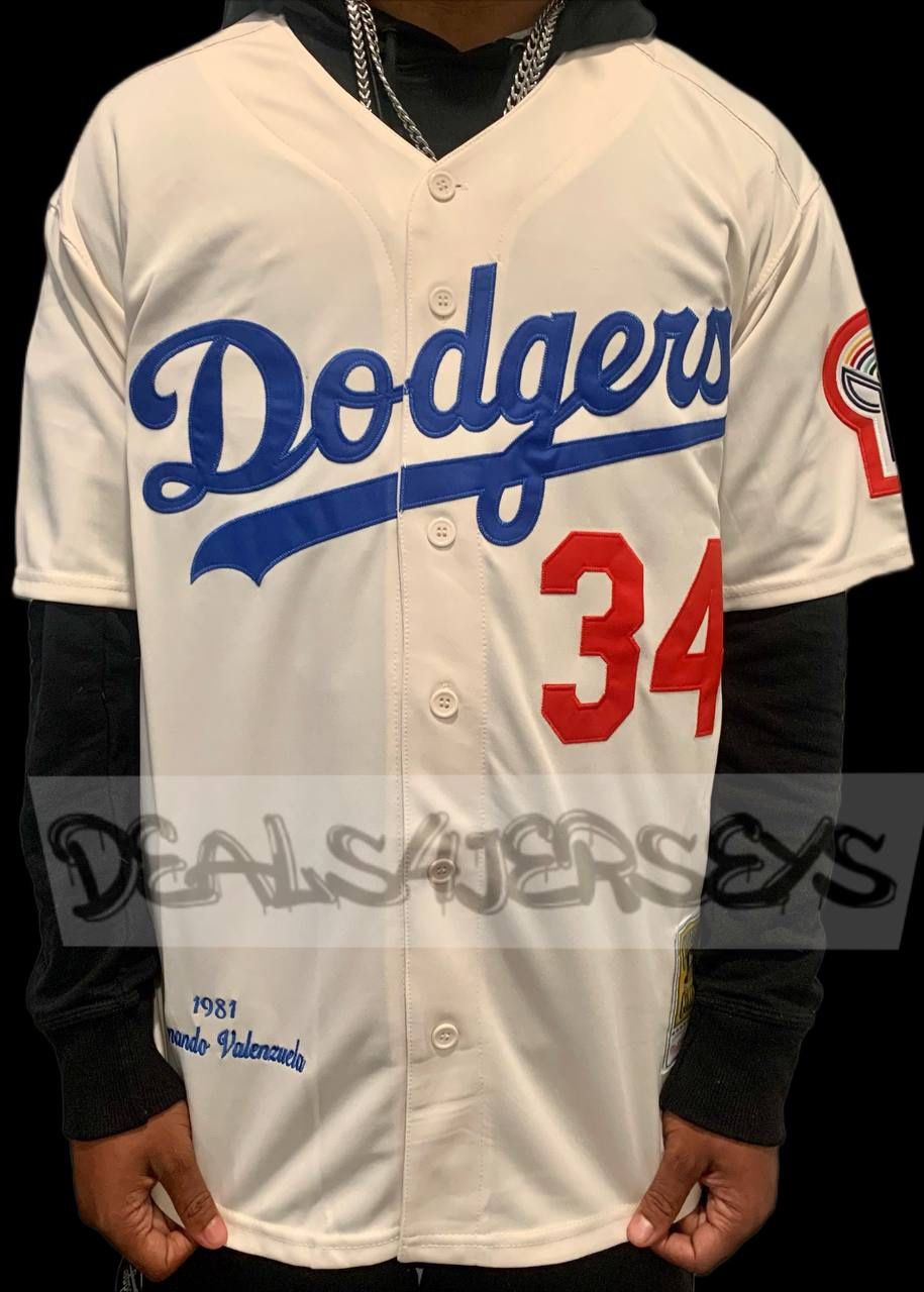 Valenzuela Dodgers MLB Jerseys