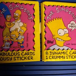 Simpsons Collector Cards 1990s