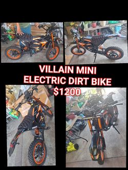 VILLAIN MINI
ELECTRIC DIRT BIKE $1200