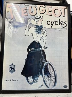 1897 Peugeot Cycles Framed