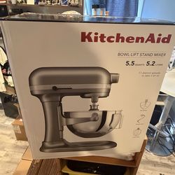 KitchenAid 5.5qt Bowl-Lift Stand Mixer KSM55 Contour Silver