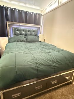 Bed frame and dresser