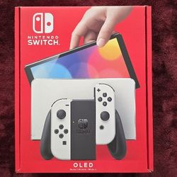 White Nintendo Switch OLED