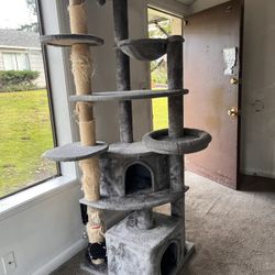 Cat Tower And Desk