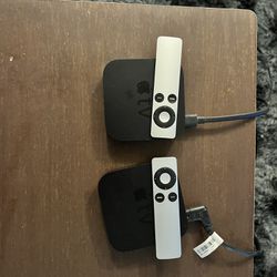 Apple Tv's 3rd Gen (both) with remotes