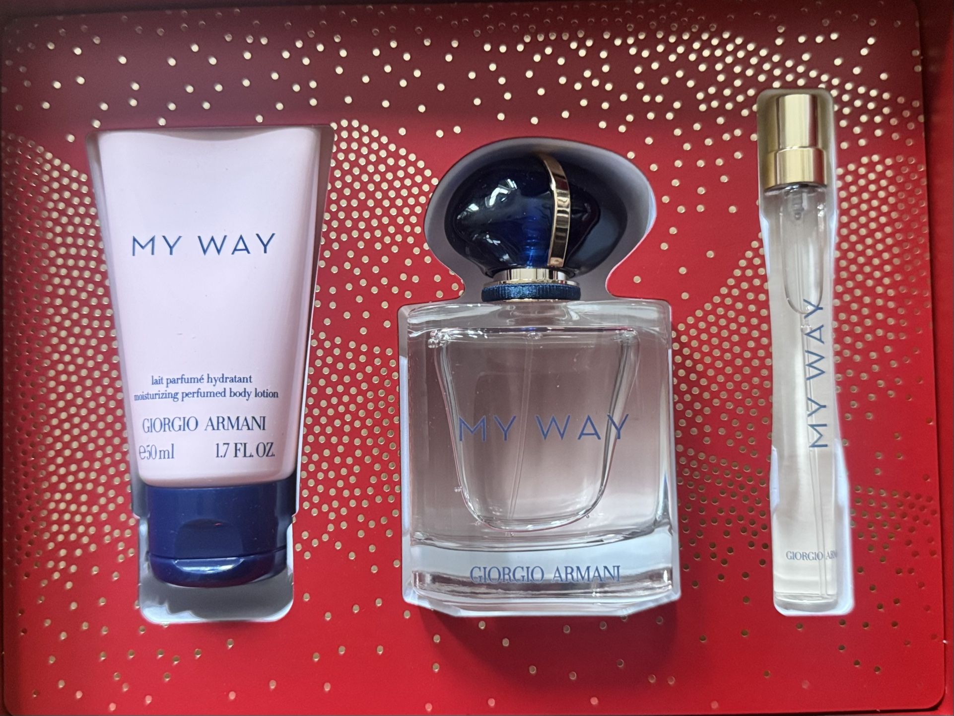 GIORGIO ARMANI MY WAY EAU DE PERFUME HOLIDAY GIFT SET ($180 Retail)