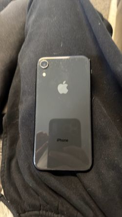 black iphone xr  64GB unlocked