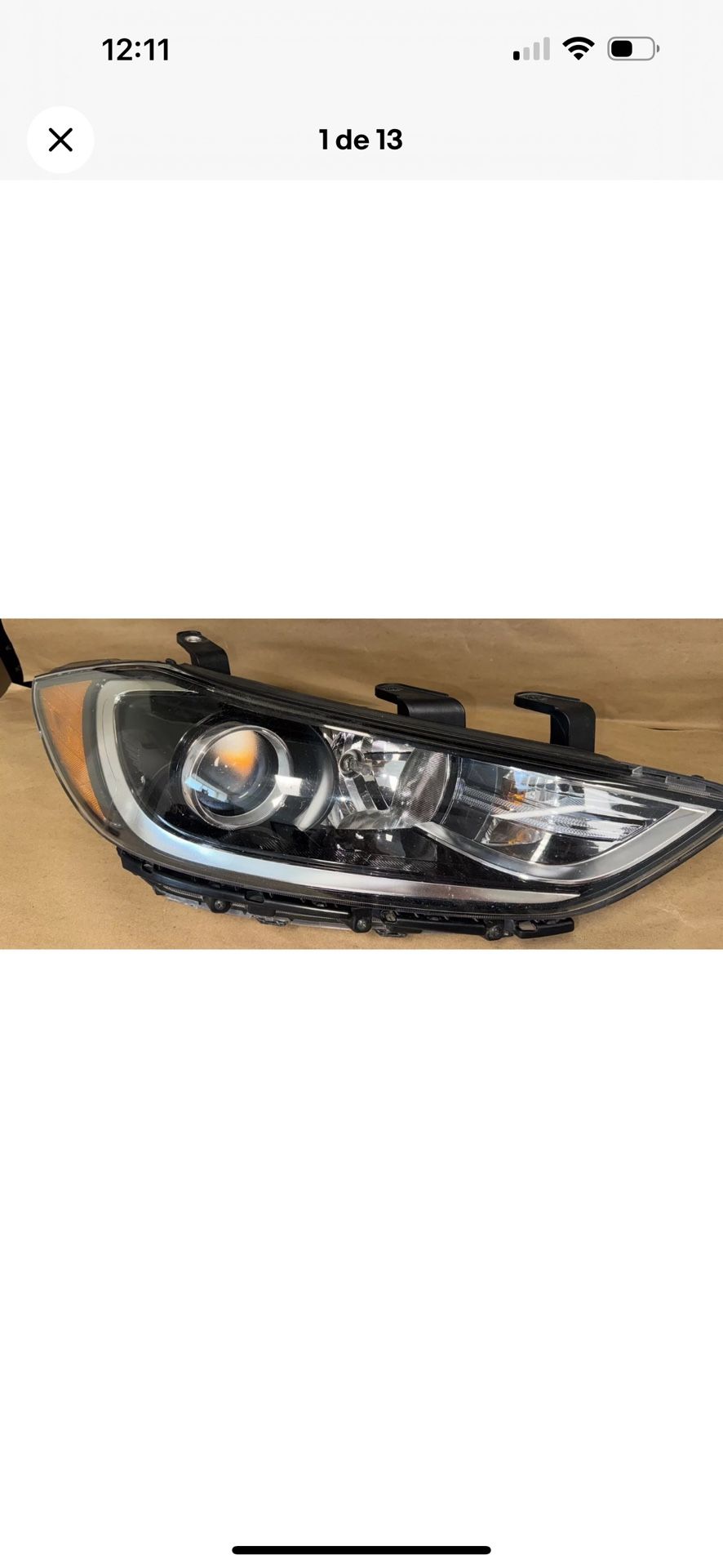 2017-2018 Hyundai Elantra Right Passenger Halogen Headlight OEM 92102-F3#12