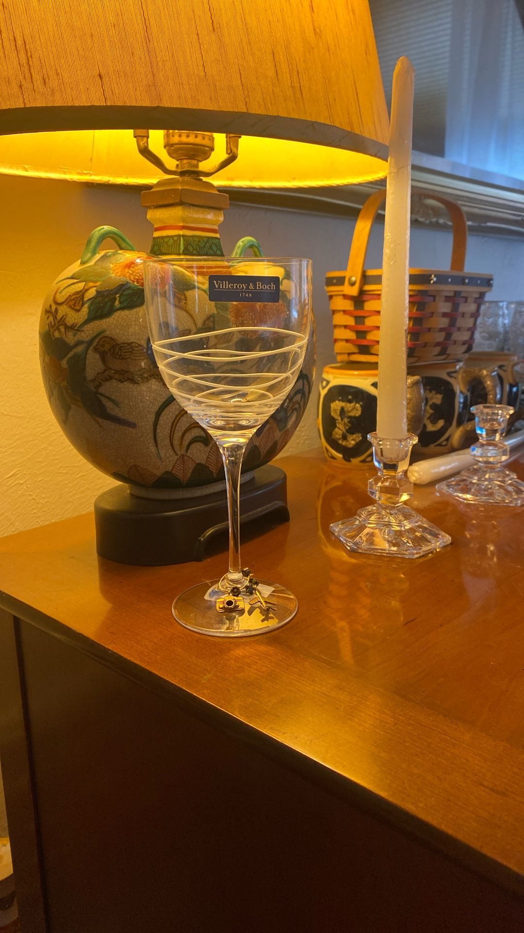 Villeroy N Boch Crystal Wine Glass