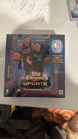 2025-26 Topps Chrome Update Series NBA Basketball Mega Box