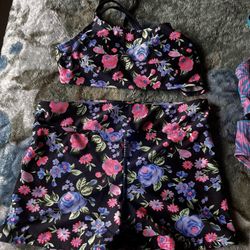 Three Lil Girls Size 14/16 XL Swimsuits 