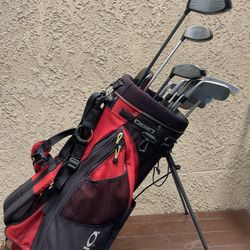 Callaway Driver And Wood,Maxfli Irons Full Set And Putter,Ogio Kick Stand Golf Bag 