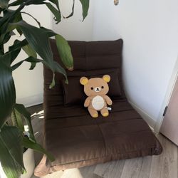 Brown Small Reading Couch 